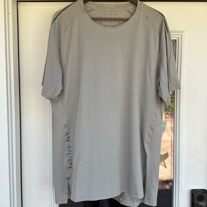 Lululemon light gray workout shirt XXL